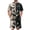 Gray, variant on Halloween 2 Piece Set Men Pumpkin Castle Round Neck Spooky T Shirts Matching Candy Witch Hat Bermuda Funny Shorts, S