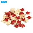 thumbnail image 3 of Uxcell Maple Leaf Pendants Enamel Tree Leaf Beads Metal Leaves Charm for Jewelry Making, Red 40 Pack, 3 of 6