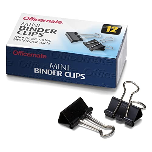Mini silver binder sale clips