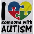 thumbnail image 2 of I Love Someone with Autism Puzzle Hoodie Sweatshirt Women Men Brisco Brands 4X, 2 of 6