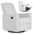 thumbnail image 4 of Evolur Raleigh Nursery Glider Recliner and Rocking Chair in Fog, 360° Swivel Motion, Multiple Recline Positions, Easy to Clean, FSC and Greenguard Gold Certified, 4 of 9