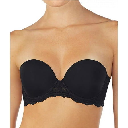 

OnGossamer BLACK Beautifully Basic Strapless Bra US 34DD UK 34DD