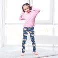 thumbnail image 5 of joogoo Girls' Leggings Cute Elephants Palm Trees Yoga Pants 5T, 5 of 8