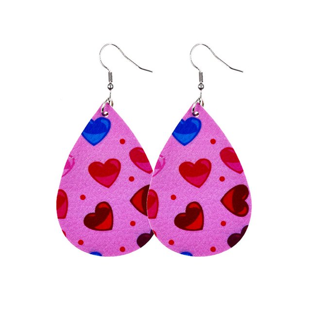 Jusqu'à 65% de Rabais Boucles d'Oreilles Jour Valentine Coeur Amour Lèvres Rouges Double Face Boucles d'Oreilles Bagues Collier Jewelry sur l'Autorisation