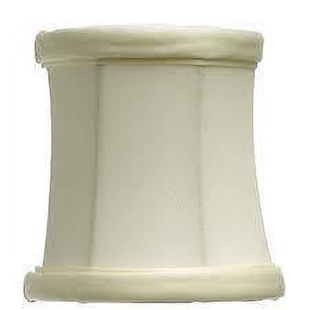 Eggshell Silk 3 Inch Mini Drum Clip On Chandelier Lamp Shade