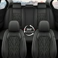 thumbnail image 2 of BaiCH Compatible with Ford Ecosport 2018-2025 Car Seat Covers 5-Seat Faux Leather Full Set Compatible Airbag, 2 of 8