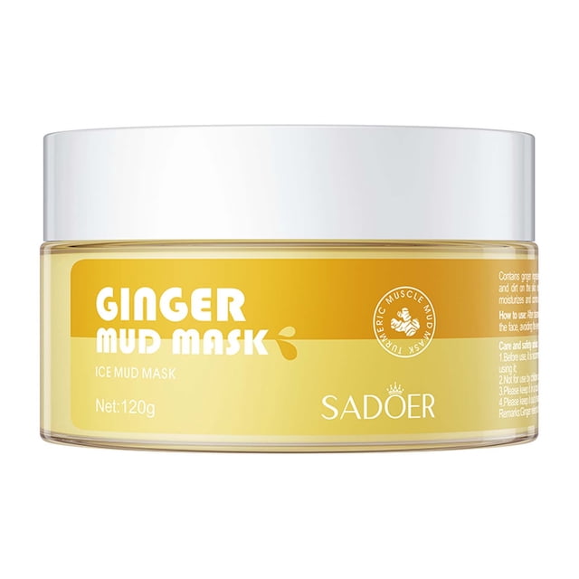 Mascarilla facial con película de barro de jengibre para el cuidado de la piel. Hidrata y cuida la piel seca, dejándola suave, tersa y delicada.