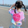 thumbnail image 5 of Summer Girl's Color Short-sleeved Top Summer Girl Fashion Print T-shirt, 5 of 5