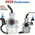 thumbnail image 3 of Pit Dirt Bike 22mm PZ22 Carburetor Carb Kit Replacement for 4-stroke SSR 70 110cc 125 ATV XR CRF50 70 DB14 DB24 Coleman TaoTao Coolster Apollo Blazer ATV 4 Wheeler Quad Parts with Air Filte* Red, 3 of 8
