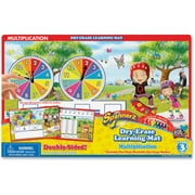Board Dudes 99103UA12 Spinner Z Dry-Erase Mat Multiplication Assorted