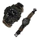 thumbnail image 1 of Reloj digital de escalada para hombre Relojes deportivos impermeables al aire libre Relojes de pulsera electrónicos con brújula Paracord Band, 1 of 5