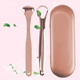 thumbnail image 4 of 2PCS Tongue Cleaner Stainless Steel Tongue Scraper Oral Care Tool with Case, 4 of 8