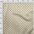 thumbnail image 3 of oneOone Cotton Poplin Dark Beige Fabric Geometric Dress Material Fabric Print Fabric By The Yard 42 Inch Wide, 3 of 4