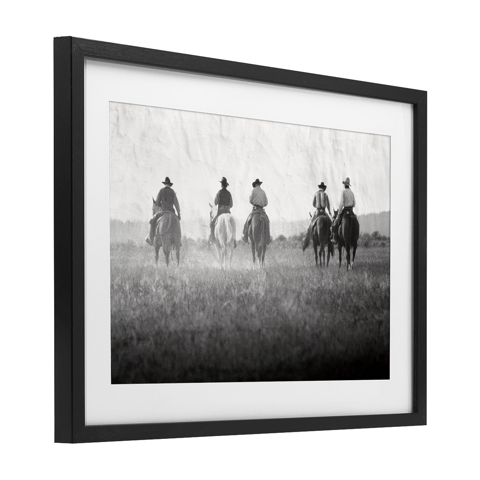 Stupell Industries Riding Toward The Horizon Black Framed Print Under Glass, design by Superstock