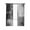 grey, variant on Blue Grey Blackout Curtains, Light Blocking Print Window Curtains, Modern Oil Painted Art Abstract Geometric Thermal Insulated Window Drapes for Living Room Kitchen Cafe 2 Panels, 84"W x 63"L