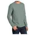 thumbnail image 4 of Mafoose Mens Long Sleeve Essential T-Shirt Stonewashed Green Small, 4 of 6
