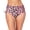 Pink, variant on California Waves Women's Pink Animal Print Stretch Lace-Up-Side Lined Moderate Coverage Tie High Waisted Swimsuit Bottom L