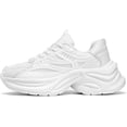thumbnail image 2 of Women's Chunky Sneakers Fashion Platform Casual Shoes Comfortable Walking Running Sport Work Gym Athletic, 2 of 13