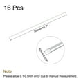 thumbnail image 2 of Unique Bargains Rond Solide Tige d'Aluminium 2mm Dia.300mm Longueur Barre de Stock pour DIY 16pcs, 2 of 5