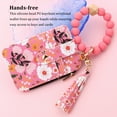 thumbnail image 2 of Sonducket Cartera con estampado floral para mujer con de silicona llavero 2024 de cuentas de silicona bolso de tarjeta Ropa, zapatos y accesorios Miscelánea seis, 2 of 6