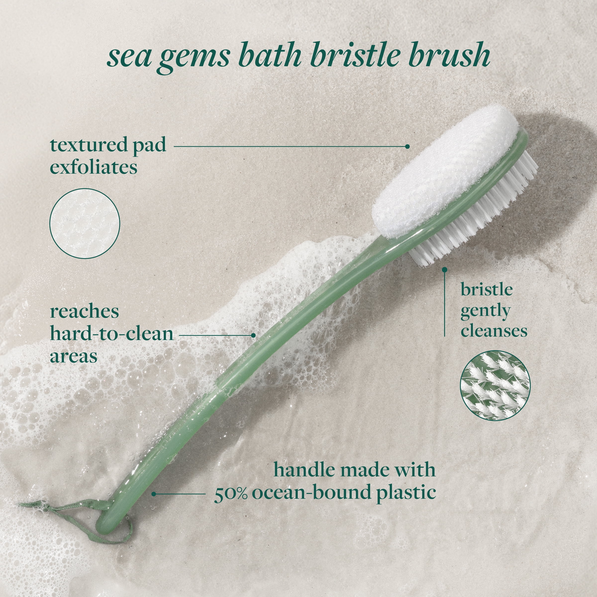 EcoTools Sea Gems Bath Bristle Brush