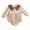 Brown, variant on KyCheLot Baby Girls Boys Bodysuit Vinrage Floral Print Cute Collared Long Sleeve Cotton Romper 3-36 Months