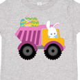 thumbnail image 4 of Inktastic Easter Bunny in Dump Truck Delivering Easter Eggs Boys or Girls Toddler T-Shirt, 4 of 5