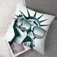 thumbnail image 7 of nygtbtfer Pillow Set of 2 Red White Statue of Liberty Throw for Home Sofa Couch Office White, 7 of 7