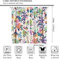 thumbnail image 2 of Floral Print Curtains for Living Room, Boho Paisley Flower Window Treament for Bedroom, Colorful Jacobean Blackout Drapes 2 Panel Sets,42x54 Inch, 2 of 6
