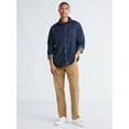 thumbnail image 2 of Free Assembly Men's Denim Shirt, Sizes XS-3XL, 2 of 5