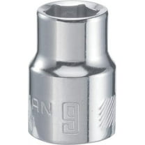 Craftsman Sockets, 3/8" Drive 9mm 6 Point Shallow CMMT43541