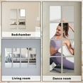thumbnail image 4 of 16Pcs Mirror Sheets Self Adhesive Elegant Acrylic Mirror Sheets Flexible Peel and Stick Mirrors Self Adhesive Wall Mirrors Tiles for Bedrooms Living Rooms, 4 of 11