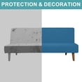 thumbnail image 4 of Stretch Sofa Bed Cover, Couch Slipcover Fit Length 75"-83", Pine Green, 4 of 6