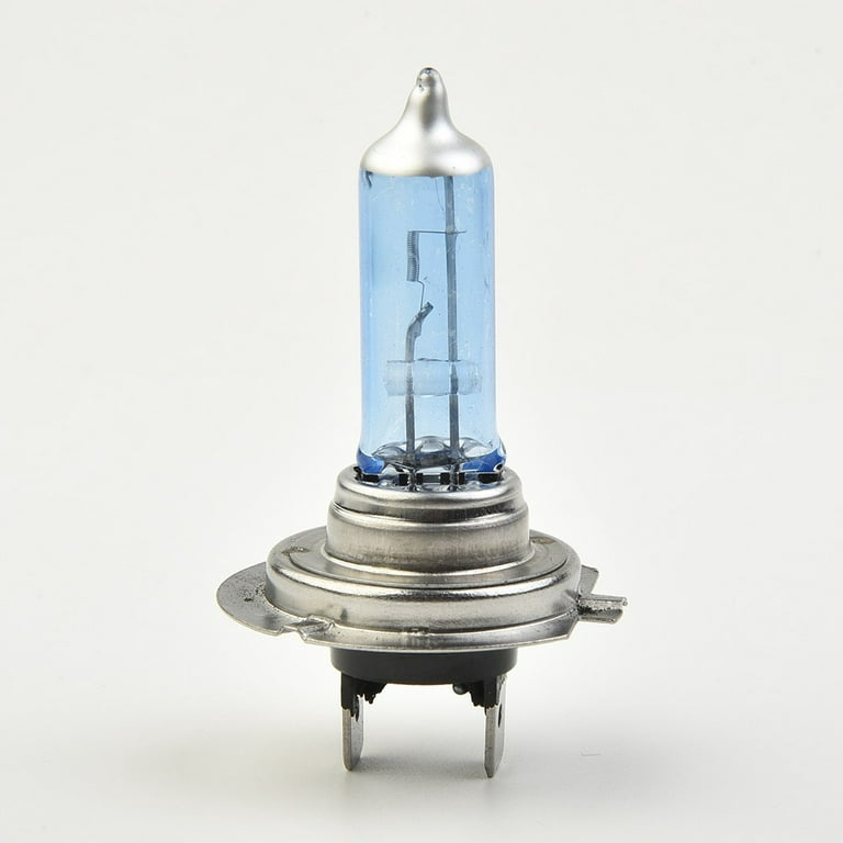 Halogen bulb with socket H7, 100W, 12V - White 5500K