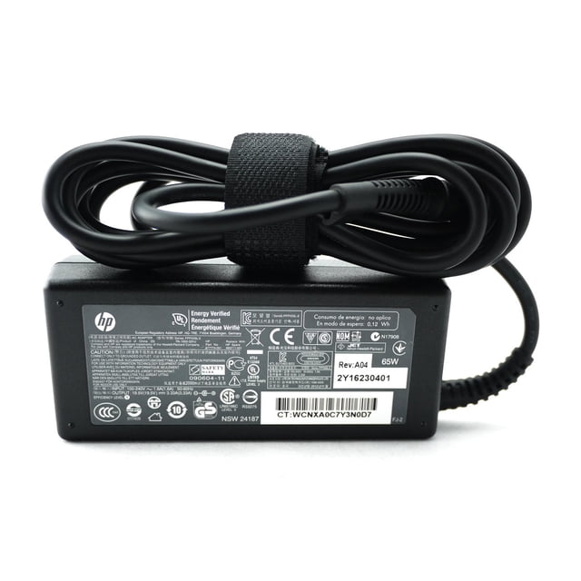 Adaptador de corriente HP 65W 19.5V 3.33A, cargador de batería, fuente de alimentación con cable para HP 2000-bf69WM