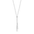 thumbnail image 2 of harmtty Charm Necklace Hollow Out Triangle Pendant Adjustable Chain Allergy Free Colorfast Decoration Sexy Pull Adjustment Tassel Charms Chain Necklace Women Accessories,Stainless Steel, 2 of 8