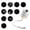 10 Projection Films, variant on Plug‑and‑Play HD Star Projector, 2-in-1 Galaxy Projector Night Light, Portable Starry Sky Night Light Projector for Bedroom with Sliding Projection Films, Mini LED Nightlight Wall Lamp for Adults