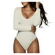 thumbnail image 1 of Body Sexy de manga larga con cuello en V para mujer, blusa, mono, peleles, trajes de Club Fridja  alkflakhf35867, 1 of 5