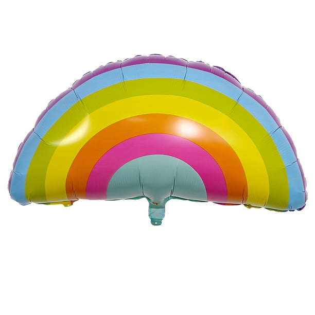 Billuyoard 1 Uds. Conjunto de globos de papel de aluminio para fiesta, globos de papel de aluminio Mylar, globos brillantes para fiesta de Kits de decoración para fiestas Arcoíris 25 pulgadas
