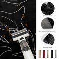 thumbnail image 5 of Entryway Rug 2'x3', Black Shark Kitchen Runner Rugs Non-Slip Carpet Mats, Black White Line Abstract Art Bedside Rugs Runners Washable Floor Carpet for Bathroom Laundry Room, 5 of 8
