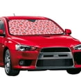 thumbnail image 2 of Kdxio Cartoon Strawberry Print Front Windshield Sun Shade,Folding Auto Sunshade for Car Truck SUV-Medium, 2 of 7