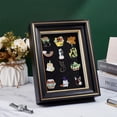 thumbnail image 5 of Black Pin Display Shadow Box 6.7x2x8.7 Inch Pin Collection Display Frame with Clear Window Medal Display Shadow Box Enamel Pin Display Frame for Military Medals Jewelry Pin Collectibles for DIY, 5 of 6