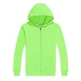 thumbnail image 4 of WEAIXIMIUNG Maternity Shirts Summer Cute Solid Color Pure Lined Hoodie with Zipper Pullover Sweatshirt, 4 of 4