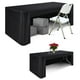 thumbnail image 1 of Mantel rectangular ABCCANOPY de poliéster negro de 6 pies, 2 unidades, 1 of 6