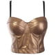 thumbnail image 2 of Top corto de mujer Zulema Cuero Bandeau Correa de espagueti 78x22CM 40 a 90C Oro, 2 of 3