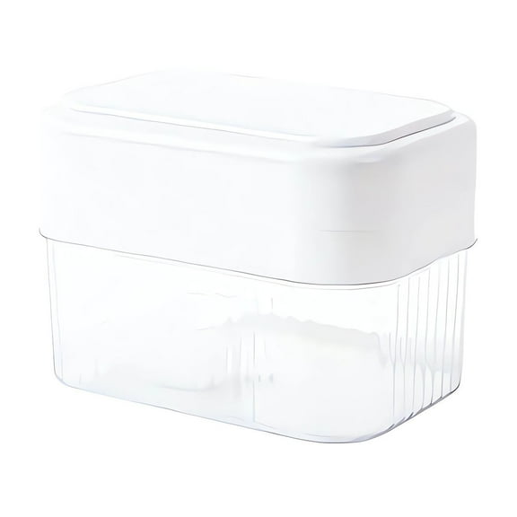 CASAFUN Ice Tray with Lid and Bin, 24x2-Ice Trays for Freezer, Ice Cube Mold, Ice Molds Spill-Resistant Removable Lid , Ice Cube Tray Mold for Whiskey Cocktail, Tea, Coffee