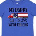 thumbnail image 4 of Inktastic Daddy Plays with Trucks Boys or Girls Toddler T-Shirt, 4 of 5