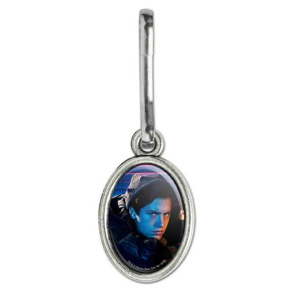 Riverdale Jughead Character Antiqued Oval Charm Clothes Purse Suitcase Backpack Zipper Pull Aid
