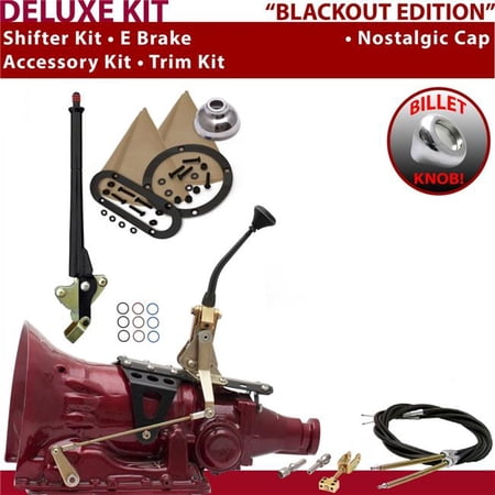 American Shifter AOD Shifter Kit Black 8 in. E Brake Cable Trim Kit for ED532