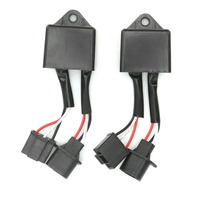 2 decodificadores de luz LED con filtro HID, adaptador H13 a H4, vida útil de 10000 h, apto para Mercedes Benz.